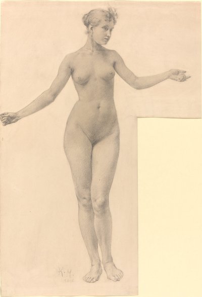 Nu féminin avec bras étendus - Karel Vitezslav Masek