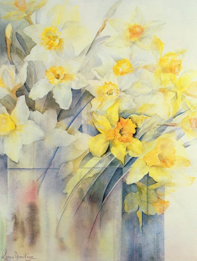 Jonquilles mélangées dans un réservoir - Karen Armitage
