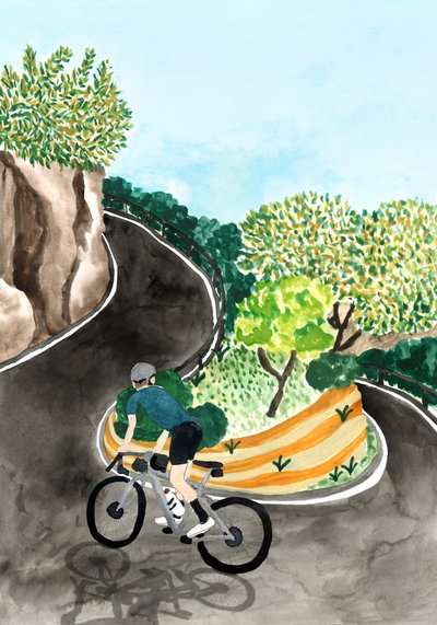 Randonnée à vélo en montagne - Karen Menzenbach