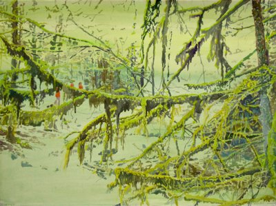 La forêt brumeuse et moussue - Karin Bos