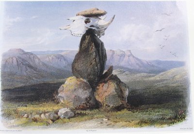Karl Bodmer Pile magique des Indiens d