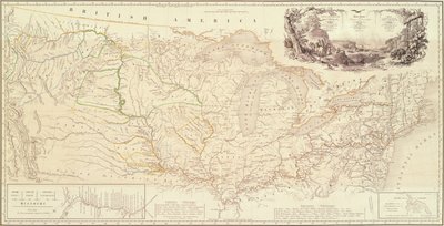 Carte pour Illustrer la Route du Prince Maximilian de Wied à l