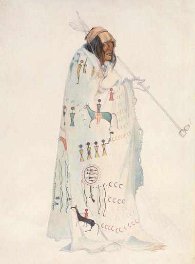 Homme Pied-Noir Piegan - Karl Bodmer