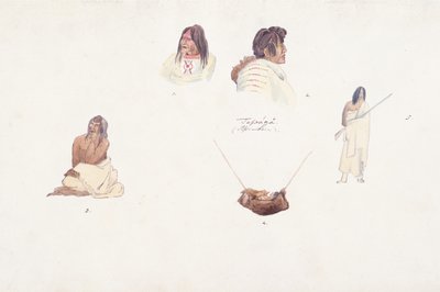 Figures non identifiées - Karl Bodmer