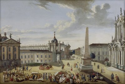 Alter Markt Potsdam - vue sur la Schlossstraße - Karl Christian Wilhelm Baron