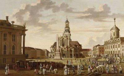 Vieux marché de Potsdam et église St. Nikolai| - Karl Christian Wilhelm Baron