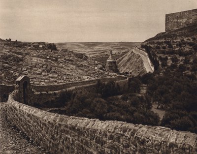 Jérusalem, vue de la vallée du Cédron - Karl Grober