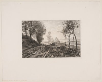 Danois : Paysage avec route - Karl Jensen