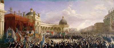 Hommage des chanteurs autrichiens au couple impérial le 27 avril 1879 - Karl Karger