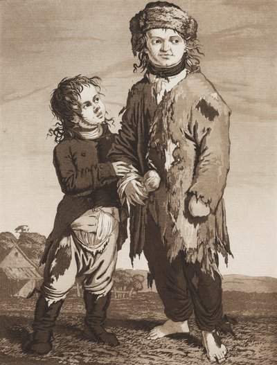 Les jeunes mendiants - Karl Ludwig Bernhard Buchhorn