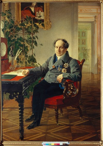 Portrait du prince Alexandre Nikolaïevitch Golitsyne - Karl Pavlovich Bryullov