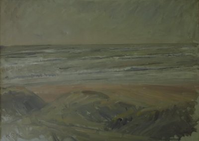 Vue des dunes sur la mer du Nord - Karl Schou