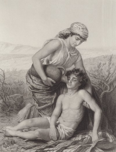 Agar et Ismaël - Karl Wilhelm Friedrich Bauerle