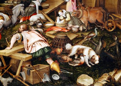 Les animaux entrent dans l