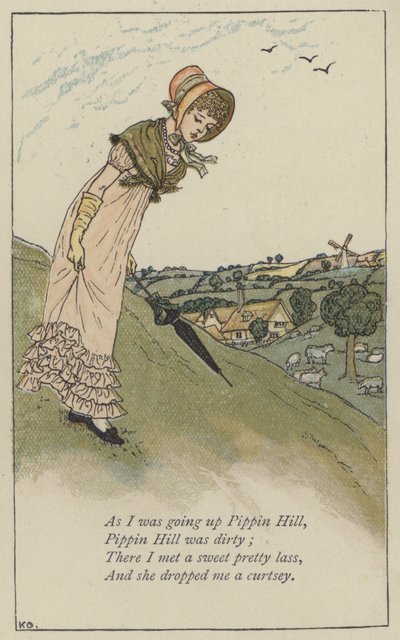 En montant la colline de Pippin - Kate (after) Greenaway
