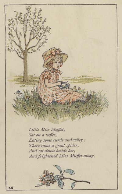 Petite Miss Muffet - Kate (after) Greenaway