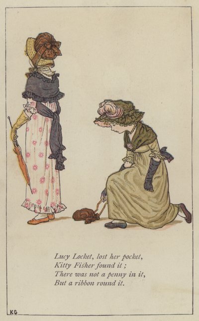 Lucy Locket a perdu sa poche - Kate (after) Greenaway