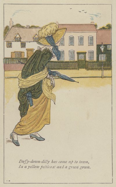 Daffy-down-dilly est venu en ville - Kate Greenaway