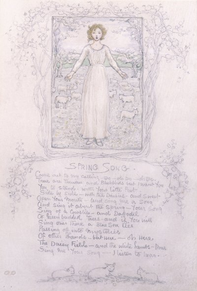 Chanson de printemps - Kate Greenaway