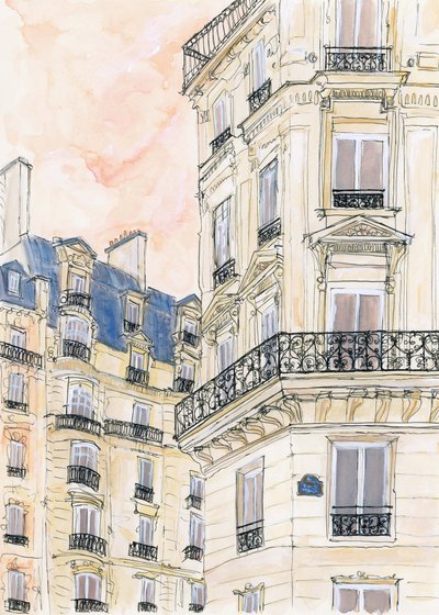 Un coin de rue parisien - Katharina Puritscher