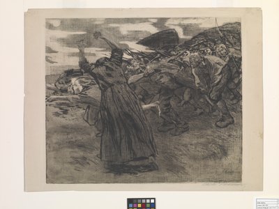 Losbruch (éruption) - Käthe Kollwitz