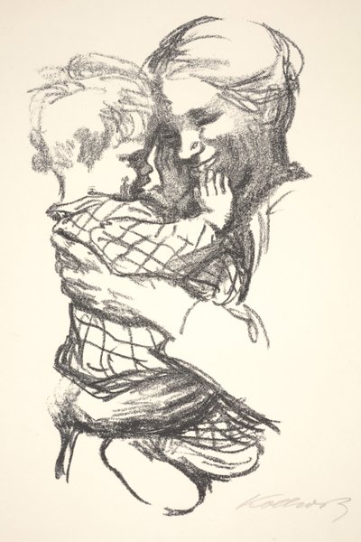 Mère avec enfant dans ses bras - Käthe Kollwitz