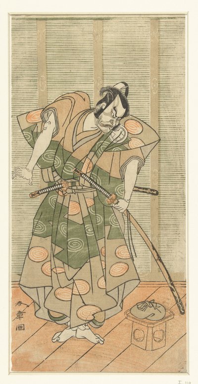 Acteur Otani Hiroemon III en méchant - Katsukawa Shunsho