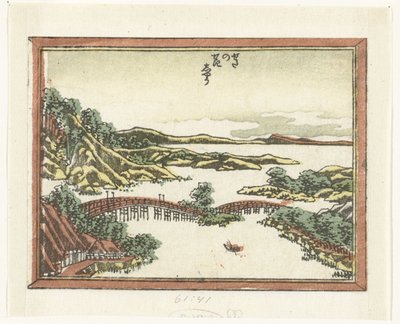 Crépuscule à Seta - Katsushika Hokusai