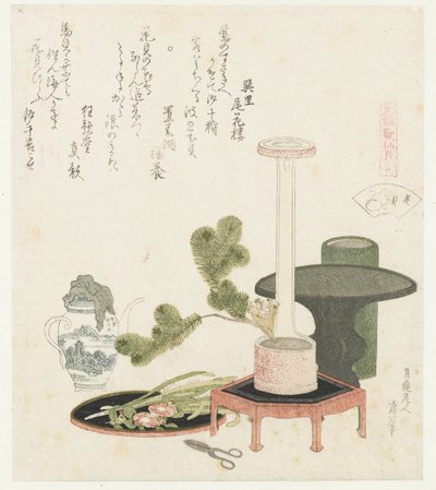 Coquillage de fleur - Katsushika Hokusai