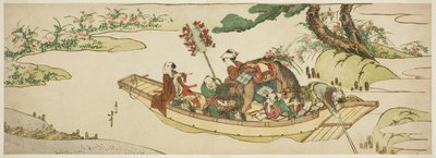 Bateau de ferry - Katsushika Hokusai