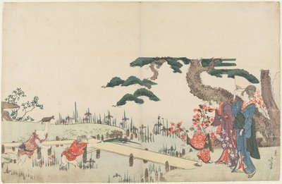 Iris Garden - Katsushika Hokusai