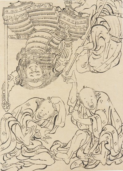 Figures diverses, fin XVIIIe-début XIXe siècle - Katsushika Hokusai