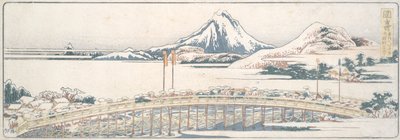 Okazaki, de la série Cinquante-trois postes des plaisirs de printemps - Katsushika Hokusai