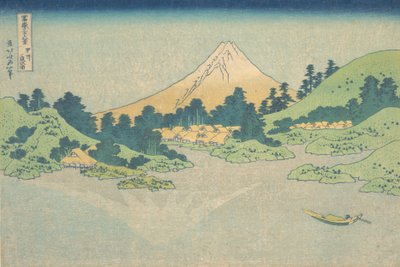 Réflexion dans le lac à Misaka dans la province de Kai, de la série, vers 1830-32 - Katsushika Hokusai
