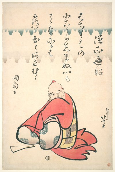 Sōjō Henjō, tiré de la série « Portraits de six poètes » - Katsushika Hokusai