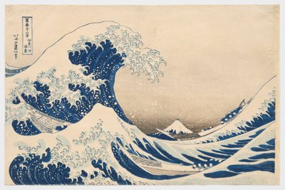« Sous la vague au large de Kanagawa », tiré de la série « Les trente-six vues du mont Fuji » - Katsushika Hokusai