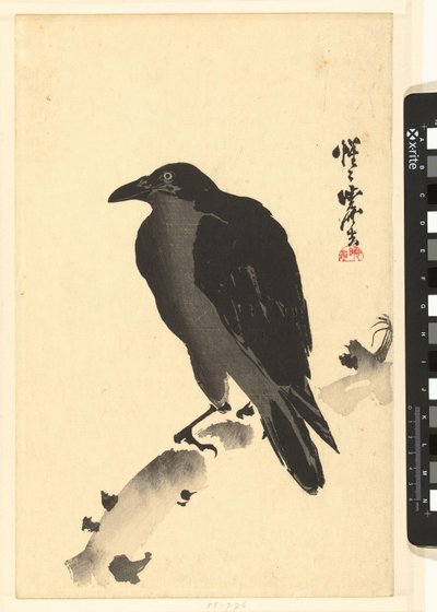 Corbeau sur une souche - Kawanabe Kyosai