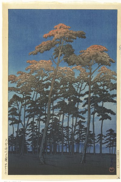 Parc Hikawa à Omiya - Kawase Hasui