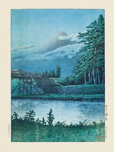 Tago No Ura Hashi (Pont de Tagonoura) (1930) - Kawase Hasui