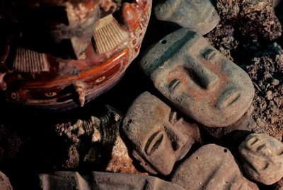 Amériques; archéologie; Mexique; Templo Mayor; Grand Temple des Aztèques; Sépulture; Tenochtitlan - Kenneth Garrett