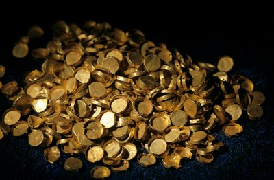 Artefacts en or de la découverte de Tillya Tepe, six tombes de nomades bactriens; Découvert en 2004 (photo) - Kenneth Garrett