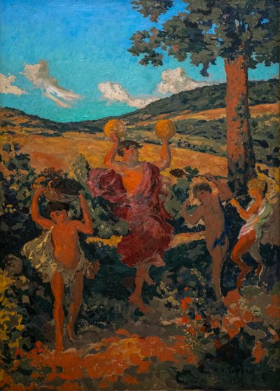 Le triomphe de Cérès (Festival pastoral) Diptyque - Ker Xavier Roussel