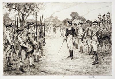 George Washington et ses troupes - Kerr Eby