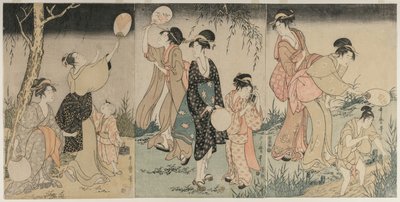 Attraper des Lucioles - Kitagawa Utamaro
