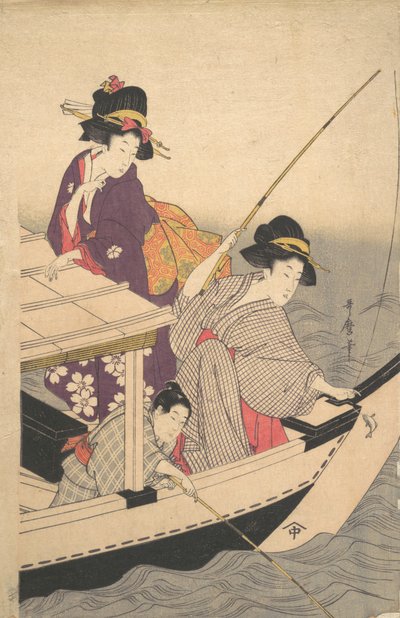 Pêche, fin du 18ème siècle - Kitagawa Utamaro