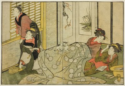 Scène Intérieure un Jour de Neige, du livre illustré "Livre d