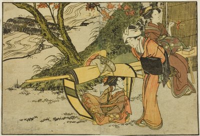 Sortie pour voir les érables en automne, du livre illustré "Livre d