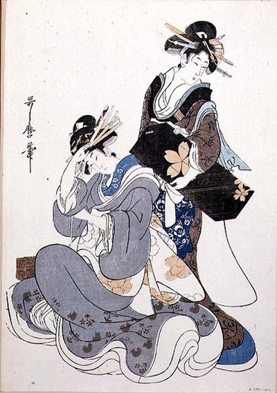 Deux figures féminines - Kitagawa Utamaro