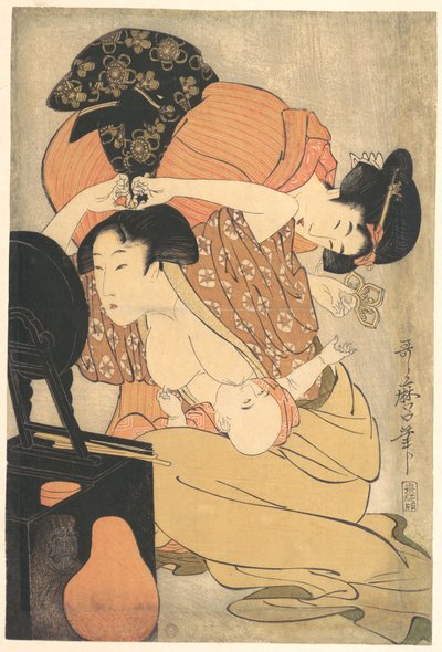Femme et enfant - Kitagawa Utamaro