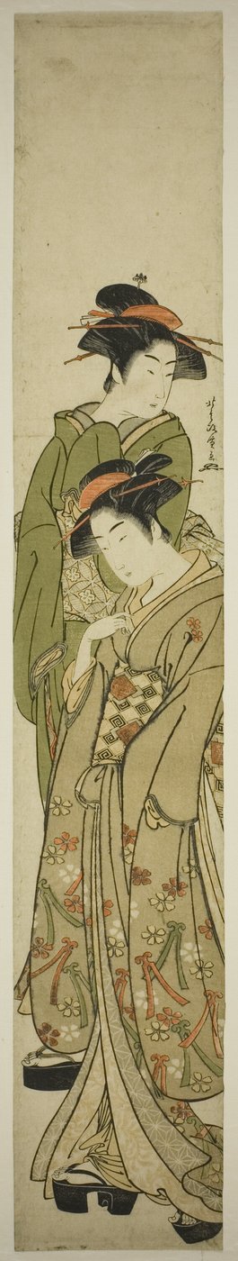 Deux femmes se promenant - Kitao Masanobu